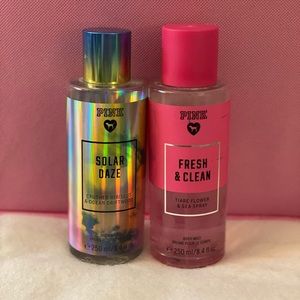 PINK body sprays